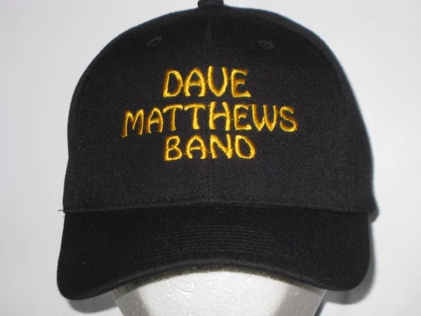 DAVE MATTHEWS BAND - EMBROIDERED BASEBALL CAP - Adjustable Velcro Back -Unisex